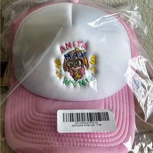 **SOLD NWT Authentic Anita Max Wynn Pink Trucker Hat. Drake X Stake DrakeRelated